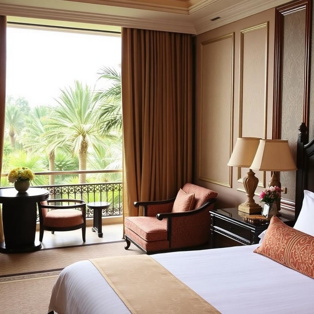 Deluxe Garden — 1 King, Balcon